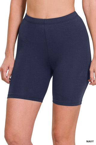 Premium Cotton Basic Biker Shorts