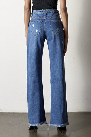 Insane Gene Monica Distressed Dad Jeans