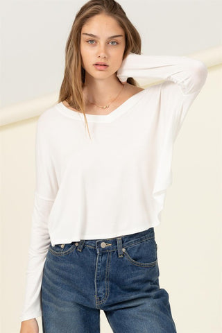 V-Neck Loose Fit Top