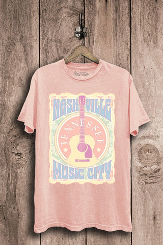 Nashville Music City Graphic Top