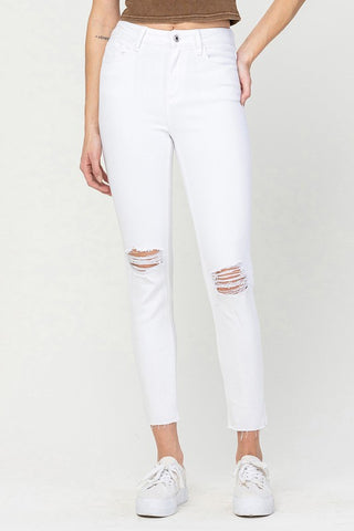 Vervet by Flying Monkey Amanda High Rise Crop Skinny Jeans