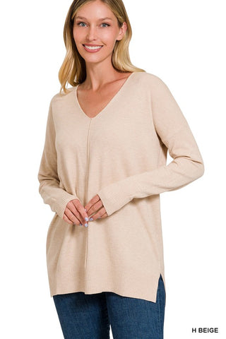 Front Seam Sweater