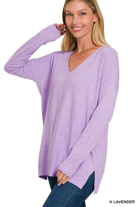 Front Seam Sweater