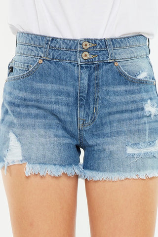 Kancan Santana High Rise Mom Shorts