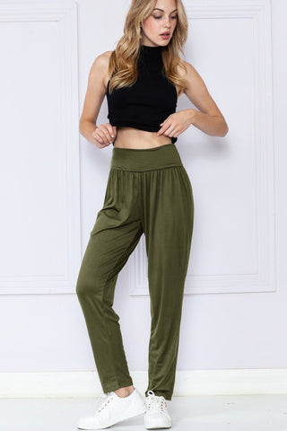 High Waist Relaxed Palazzo Pants