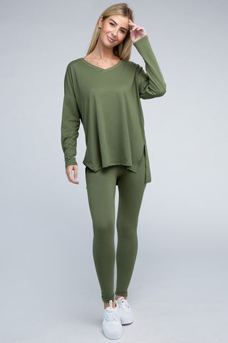 Microfiber Loungewear Set