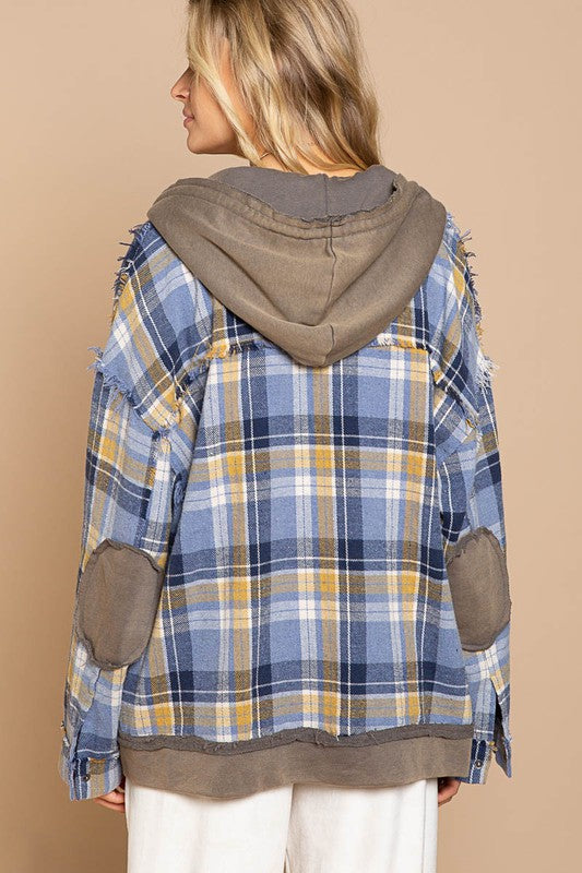 Oversized Hooded Flannel