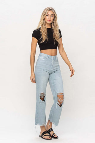 90"s Vintage Crop Flare Jeans