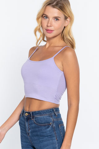Crop Cami with Removable Padding