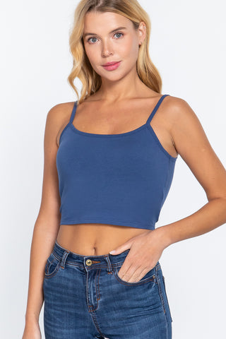 Crop Cami with Removable Padding