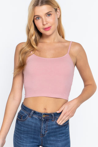 Crop Cami with Removable Padding