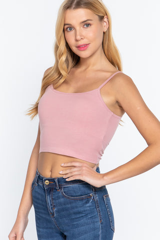 Crop Cami with Removable Padding