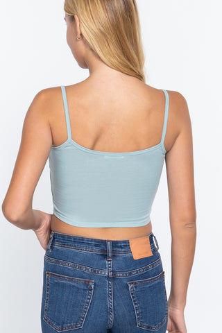 Crop Cami with Removable Padding